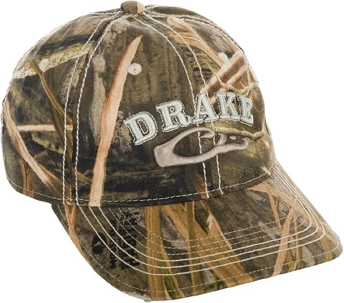 Drake Waterfowl Distressed 6-Panel Ball Cap - Hunting DH4165-022 - Image 1 of 1