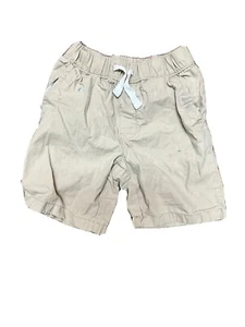 Toddler Boys Carter's Child Of Mine Khaki Shorts Elastic Waist Size 4T - Picture 1 of 9