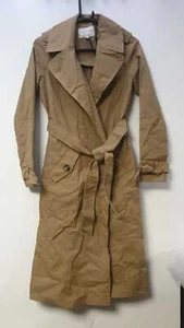 River Island Dark Beige Classic Trench Coat UK 8 EU 34 LN002 GG 14 - Picture 1 of 5