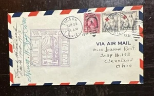 1931 Tucson Arizona Cover Signed by US Postmaster General Frank Hitchcock - Picture 1 of 3