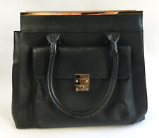 Accessorize Black Faux-Leather Handbag