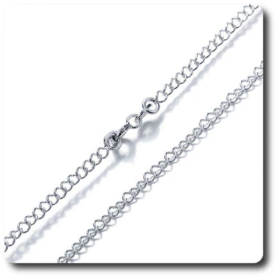 Pietre E Minerali. Catena 46 Cm. 2.96 G Argento 925. - Immagine 1 di 2