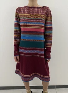 Ivko Woll Strickkleid Mehrfarbig Größe 42 - Bild 1 von 13