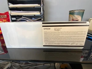 GENUINE EPSON T6361 700ML PHOTO BLACK INK PRO 7700 7890 7900 9890 9900 open box - Picture 1 of 1
