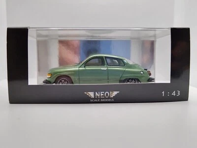 NEO 1/43 SAAB 96GL Green. Rare.  - Image 1 of 4