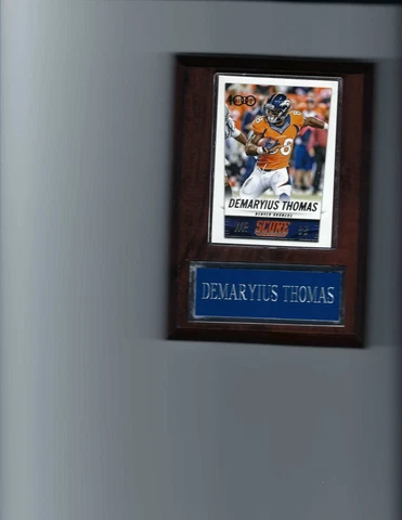 DEMARYIUS THOMAS PLAQUE DENVER BRONCOS FOOTBALL NFL   C2 Cover