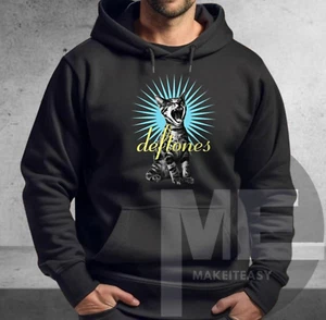 Deftones Adrenaline Band Hoodie Cat Unisex Shirt Fan Gift - Picture 1 of 7