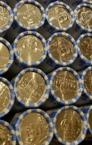 10 Rolls Machine Sealed Uncirculated 2020 D Jefferson Nickels ($20 Face Value) - Picture 1 of 10