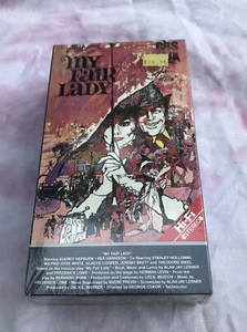 My Fair Lady VHS 2Tapes Audrey Hepburn Rex Harrison Musical 1986 * Sealed - Picture 1 of 6