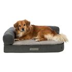 Dog Sofa Orthopaedic Bed High Border Memory Foam Removable Side Washable Cover