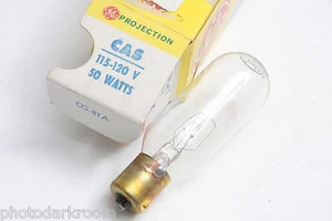 CAS 115-120 Volt 50 Watt Bulb 115-120V 50W Lamp GE General Electric NEW L11 - Picture 1 of 1