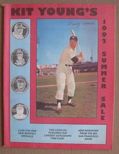 Kit Young's 1992 Summer Catalog with Mickey Mantle on cover - Picture 1 of 1