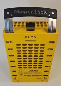 Master Lock Safety Series 503 Yellow Group Lockout Box 14 Locks Max - Picture 1 of 6