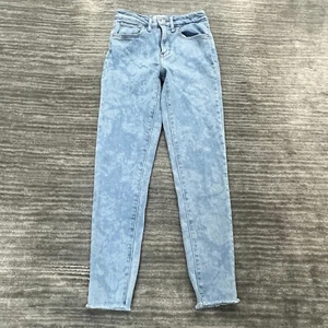 Jeans Levi's 721 taglia 24 donna vita alta skinny lavaggio medio blu MISURE 24X26 - Foto 1 di 12