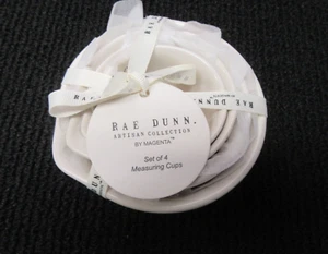 Rae Dunn Artisan 4-teiliges Messbecher-Set neu, nie geöffnet oder benutzt siehe Bilder!! - Bild 1 von 5