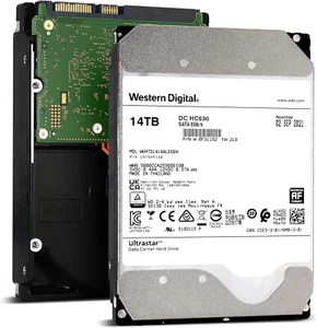 WD Ultrastar DC HC530 14TB SATA 6G 3.5" 7200RPM Enterprise HDD - WUH721414ALE604 - Picture 1 of 10