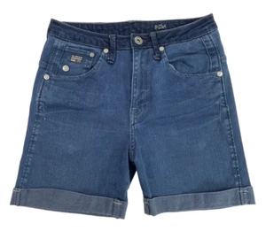 G-STAR RAW Shorts GSO1 Arc 3D X Loose Women's Stretch Denim 5 Pockets Size 24 - Picture 1 of 12