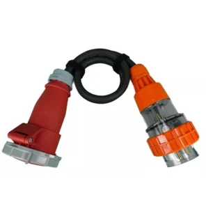 Adaptador Cable 5 Pin 20 Amp Enchufe Australiano a 5 Pin 16 Amp Zócalo Forma Cee 1m - Imagen 1 de 2