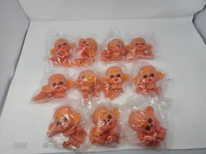 Lotto di 11 artigianato Westrim stile Monchichi testa di scimmia addormentata mani piedi vintage - Foto 1 di 4