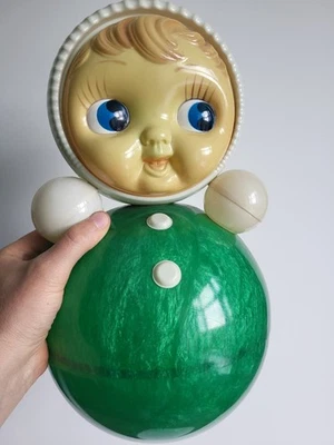 Enorme juguete de polietileno Nevalyashka Roly 41 cm de colección, muñeca de celuloide, ¡COLOR RARO!!! Foto 1 de 4