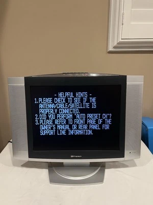 Emerson 20-Inches LCD Color TV Vintage Built-in Speakers Video Gaming EWL20S5C - Image 1 of 4