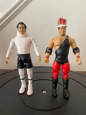 WWE JAKKS Classic Superstars Andy Kaufman & Jerry The King Lawler 2-pack Loose - Image 1 of 4