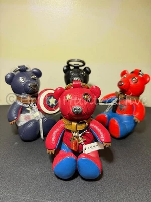 ТРЕНЕР Marvel Carol Danvers капитан Marvel кожаный медведь сумка брелок подвеска 2045 - Изображение 1 из 4