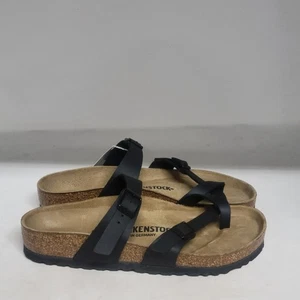 Birkenstock Mayari Birko Flor Sandal Black Womens Size 7 Regular Fit - Picture 1 of 8