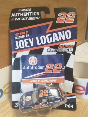 Lionel NASCAR Authentics 1/64 diecast #22 Autotrader Joey Logano 2022 onda 5 nuevo en paquete Foto 1 de 4