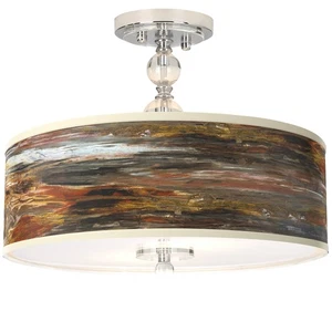 Giclee Gallery 16" Wide Embracing Change Shade Ceiling Light - Picture 1 of 4