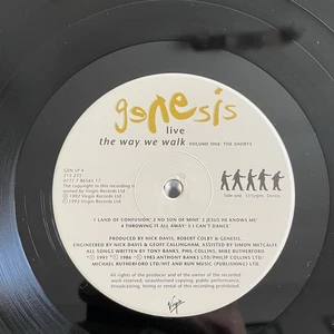 Genesis 1st press The Way We Walk One 1992 Phil Collins - Foto 1 di 15