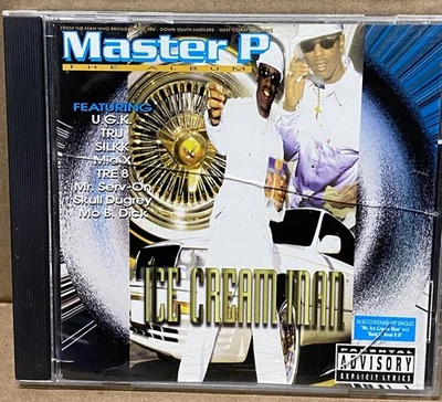 Master P - Ice Cream Man (CD, альбом) 1996 No Limit Records Gangsta хип-хоп почти как новый/очень хорошее состояние - Изображение 1 из 4