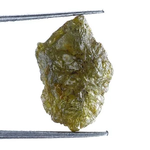 Raw 3.41 Ct Raw Green Brown Color Rough Loose Natural Diamond - Picture 1 of 2