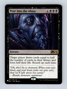 Peer into the Abyss The List Reprints Non-Foil MTG NM - Bild 1 von 2