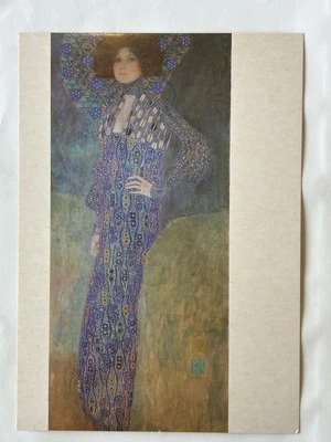 Retrato de Gustav Klimt Emilie Floge 1902. Postal nítida sin publicar Viena Foto 1 de 3