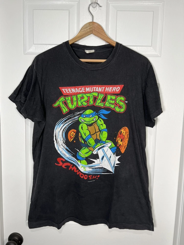 Camiseta de colección 1989 TMNT Mirage Studios Teenage Mutant Ninja Turtles talla XL Euro Foto 1 de 4