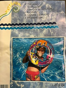 SALVAGENTE GONFIABILE PER MARE PISCINA CM 51 SOGGETTI E COLORI ASSORTITI - Foto 1 di 1