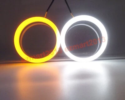 For Subaru Impreza WRX STI Switchback LED halo ring Demon angel eye turn signal - Image 1 of 4