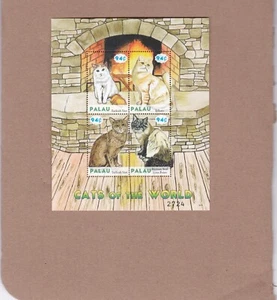 Palau mnh souvenir sheetlet of 6 cats fauna feline 2009 - Picture 1 of 1