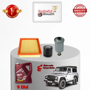 KIT TAGLIANDO FILTRI E OLIO LAND ROVER DEFENDER 90/110 2.5 TD5 90KW 1998 -> - Imagen 1 de 2