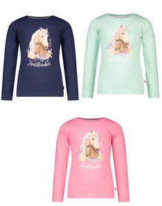 Salt and Pepper 43113831 Langarms Shirt langarm Pferd Fohlen Horses Glitzer Girl - Bild 1 von 4