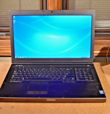 Dell Precision M6800 Quad Core i7-4800QM 16GB 512GB SSD Windows 7 Pro 64-bit - Imagem 1 de 4