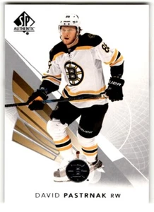 2017-18 SP Authentic David Pastrnak #18 Boston Bruins - Picture 1 of 2