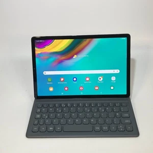Samsung Galaxy Tab S5e SM-T720 10.5" Silver WiFi 64GB Android Tablet + Keyboard - Picture 1 of 6