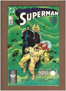 Superman #18 DC Comics 1988 John Byrne Mike Mignola KRYPTON VF+ 8.5 - Picture 1 of 4