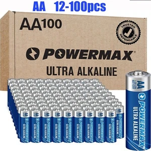 12-24 1.5V AA Batteries Long Lasting Alkaline Battery Heavy Duty Remote Toy Lot - Picture 1 of 25