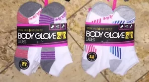 Nuevo con etiquetas Paquete de 6 pares de calcetines deportivos blancos de corte bajo para mujer Body Glove para mujer - Imagen 1 de 5