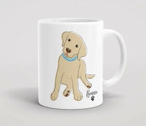 Taza personalizada Golden Labrador Pup - Imagen 1 de 8