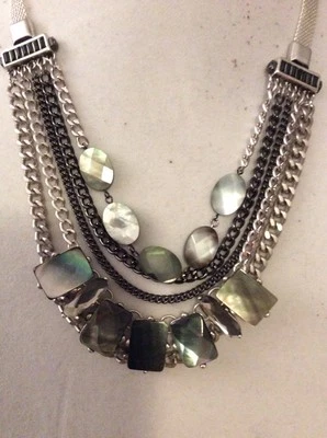 Collar Kenneth Cole River Shell Collection llamativo $105 KC9 Foto 1 de 4