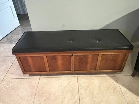 Mid Century Lane Storage Bench Cover